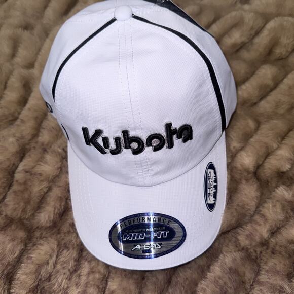 New Kubota Ball Cap, Hat, Authentic Mid-fit, Ahead USA, White under bill. - Picture 8 of 12
